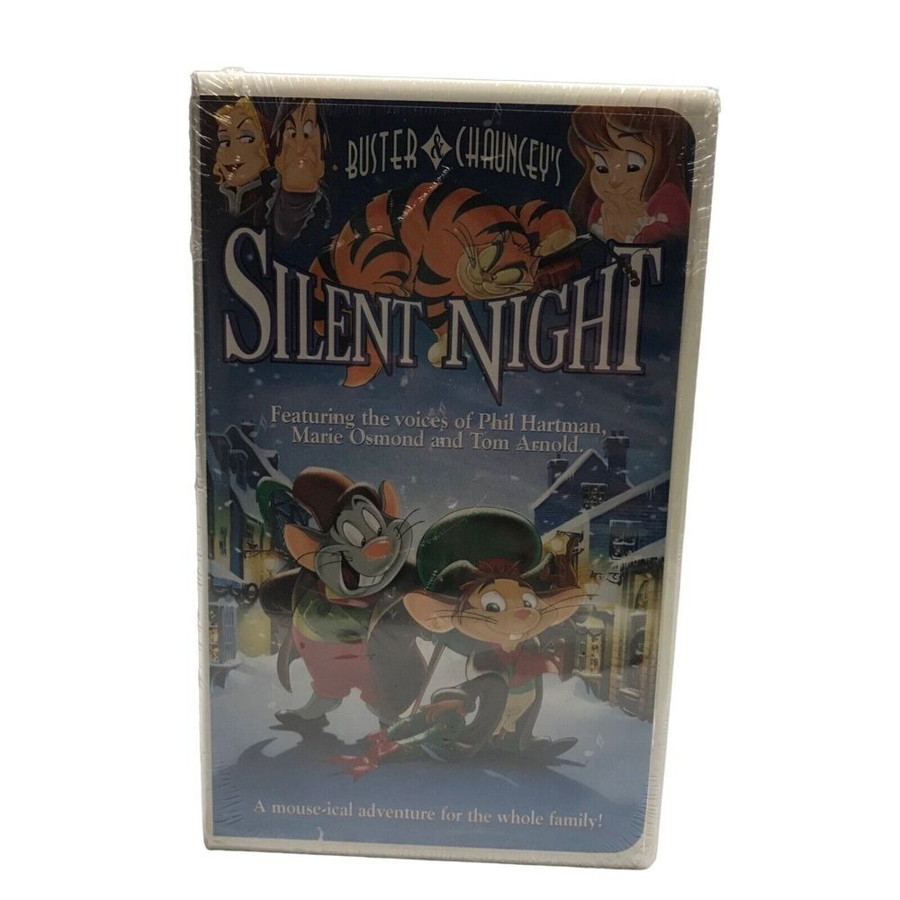 Silent Night‎ Buster&Chauncey VHS Sealed New Family Christmas Holiday Movie Rare